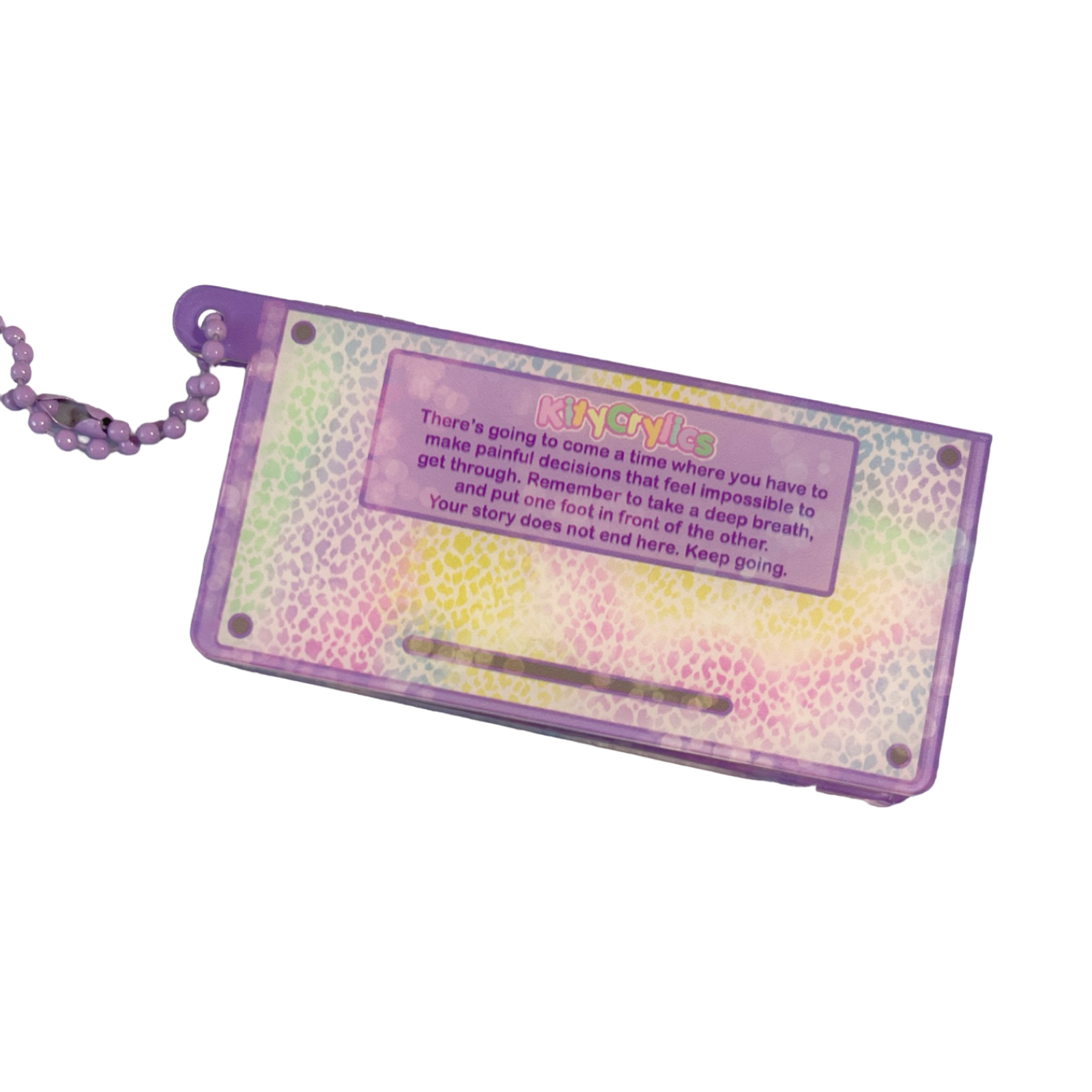 Kitty City Daydreamer Hinged Acrylic Keychain [IMPROVED!]