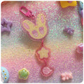 Sad Buns "Kinda Wanna Die" Glitter Acrylic Keychain [SALE]