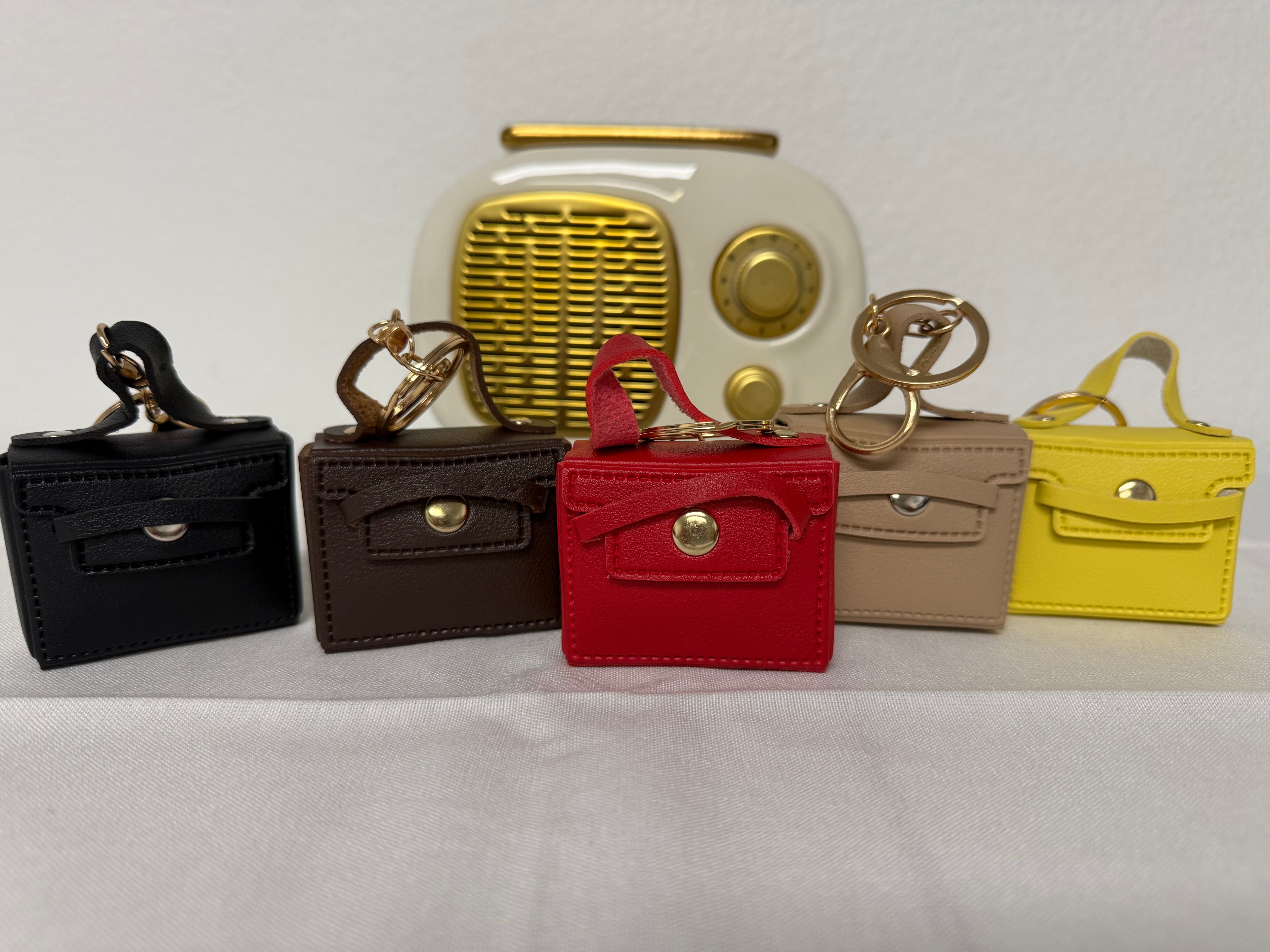 👜 Tiny Luxury: Micro Satchel Purse Keychain / Bag Charm