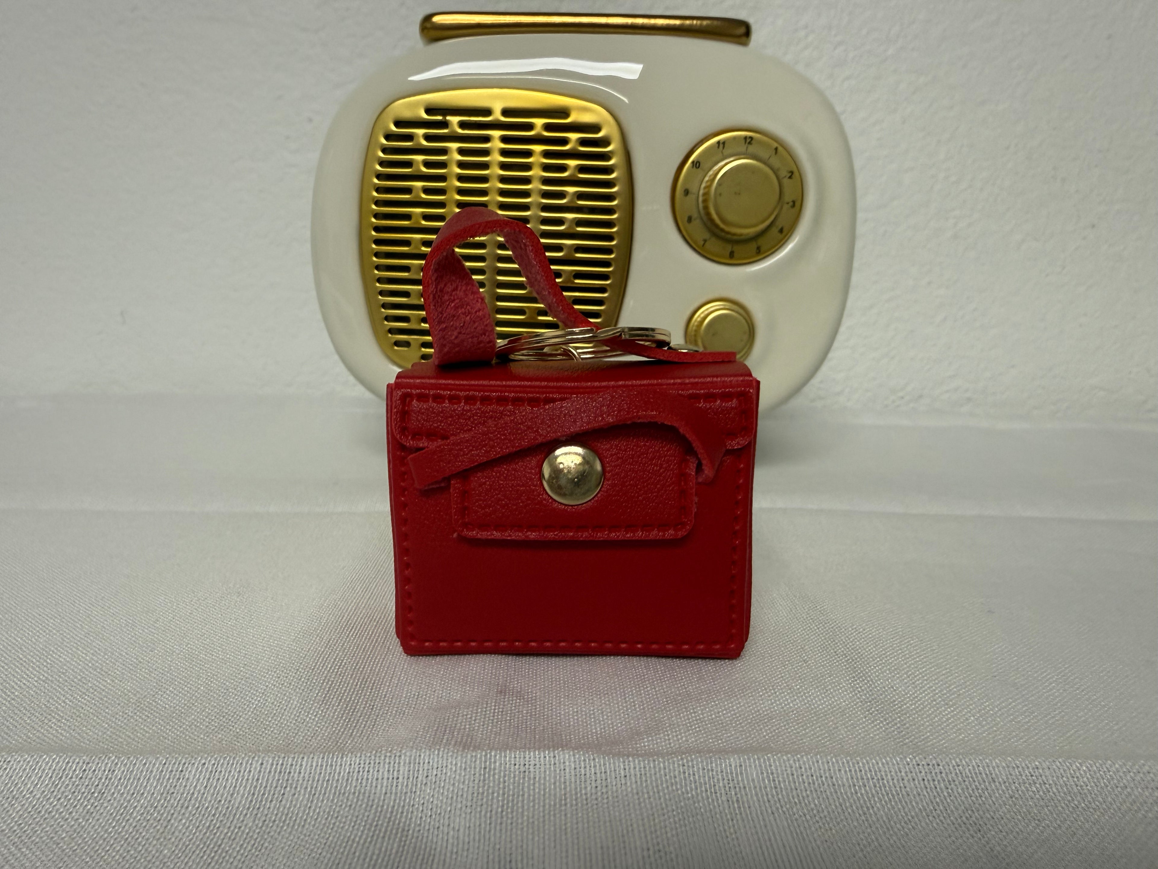👜 Tiny Luxury: Micro Satchel Purse Keychain / Bag Charm