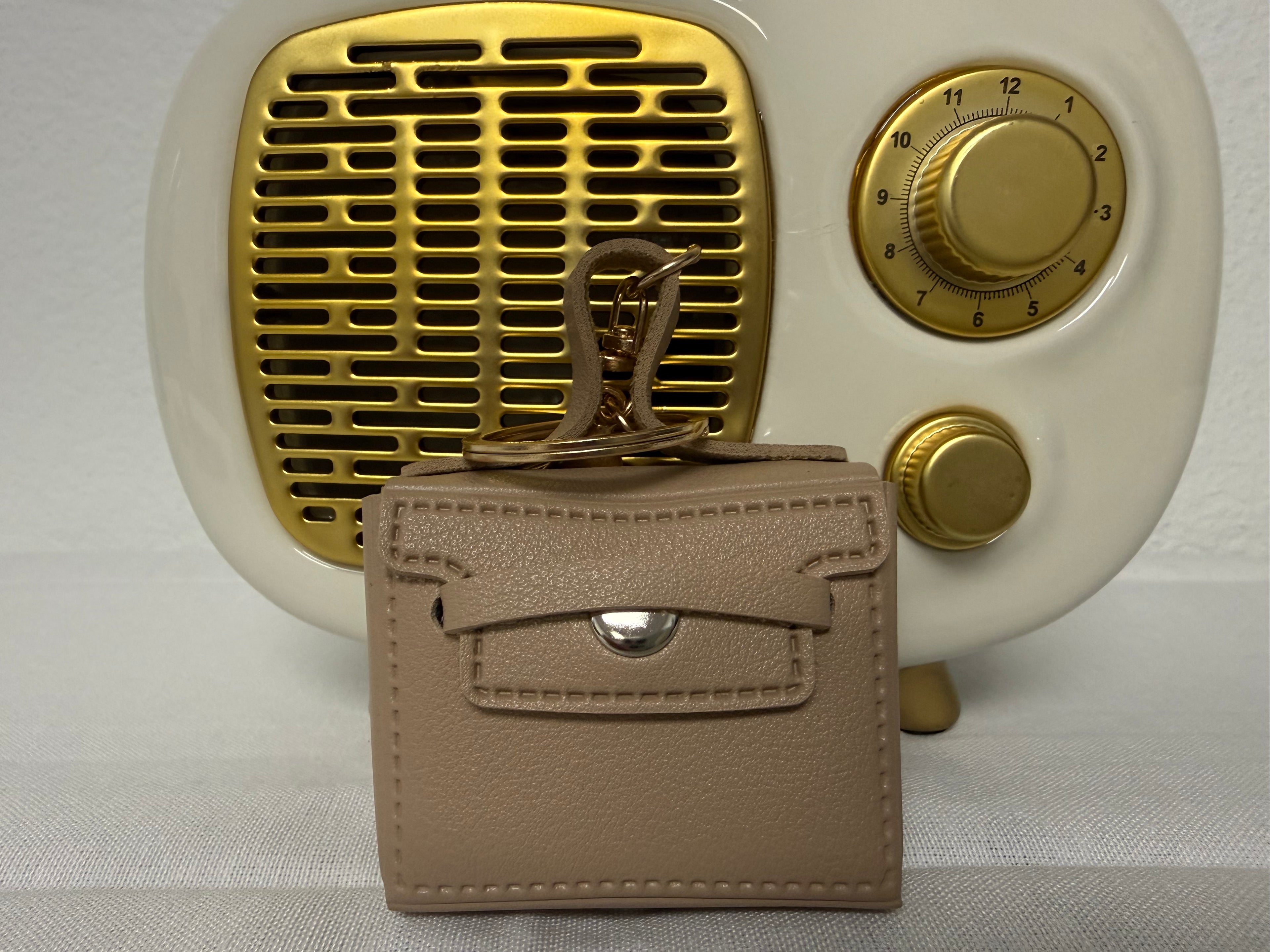 👜 Tiny Luxury: Micro Satchel Purse Keychain / Bag Charm
