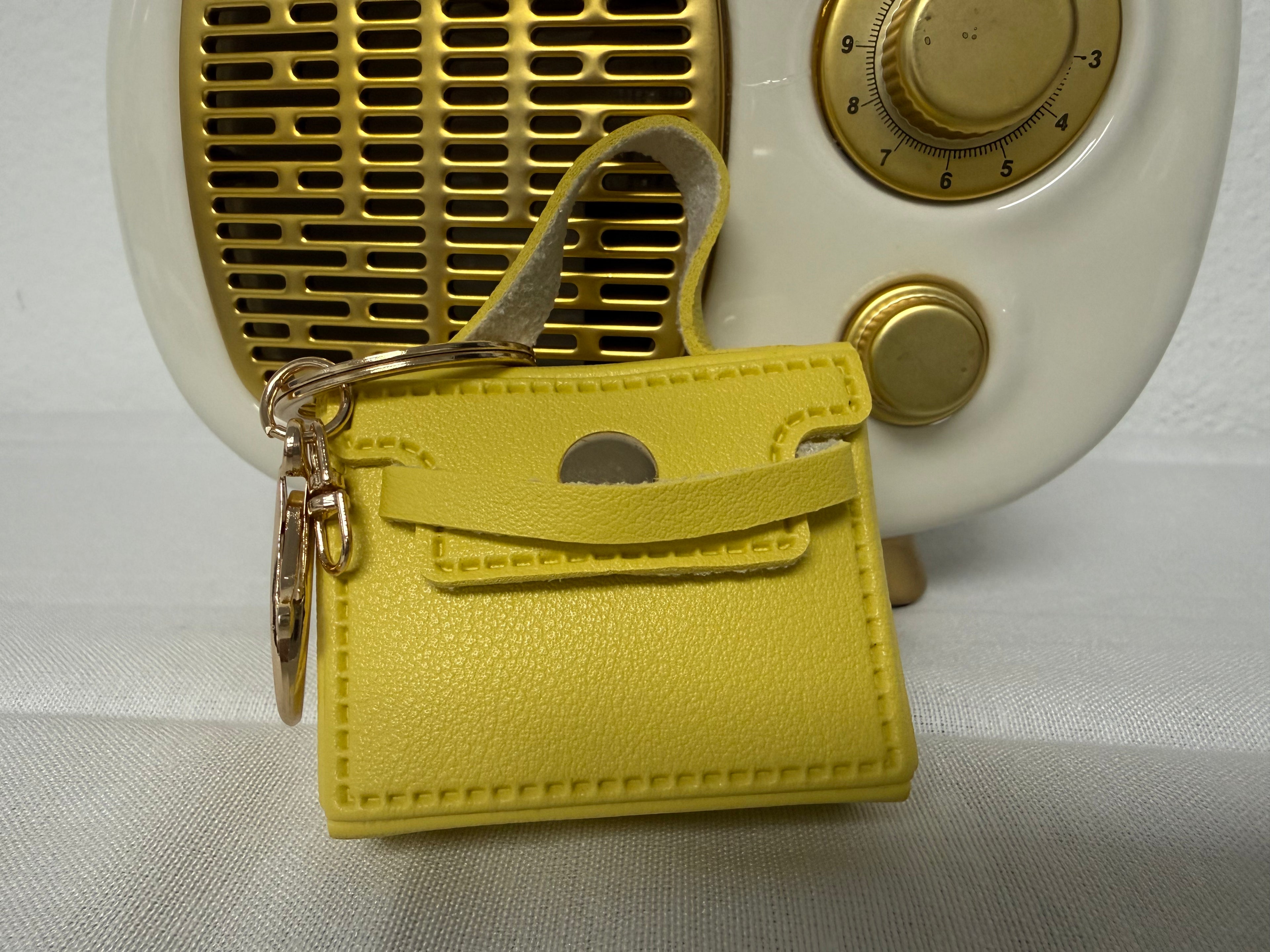👜 Tiny Luxury: Micro Satchel Purse Keychain / Bag Charm