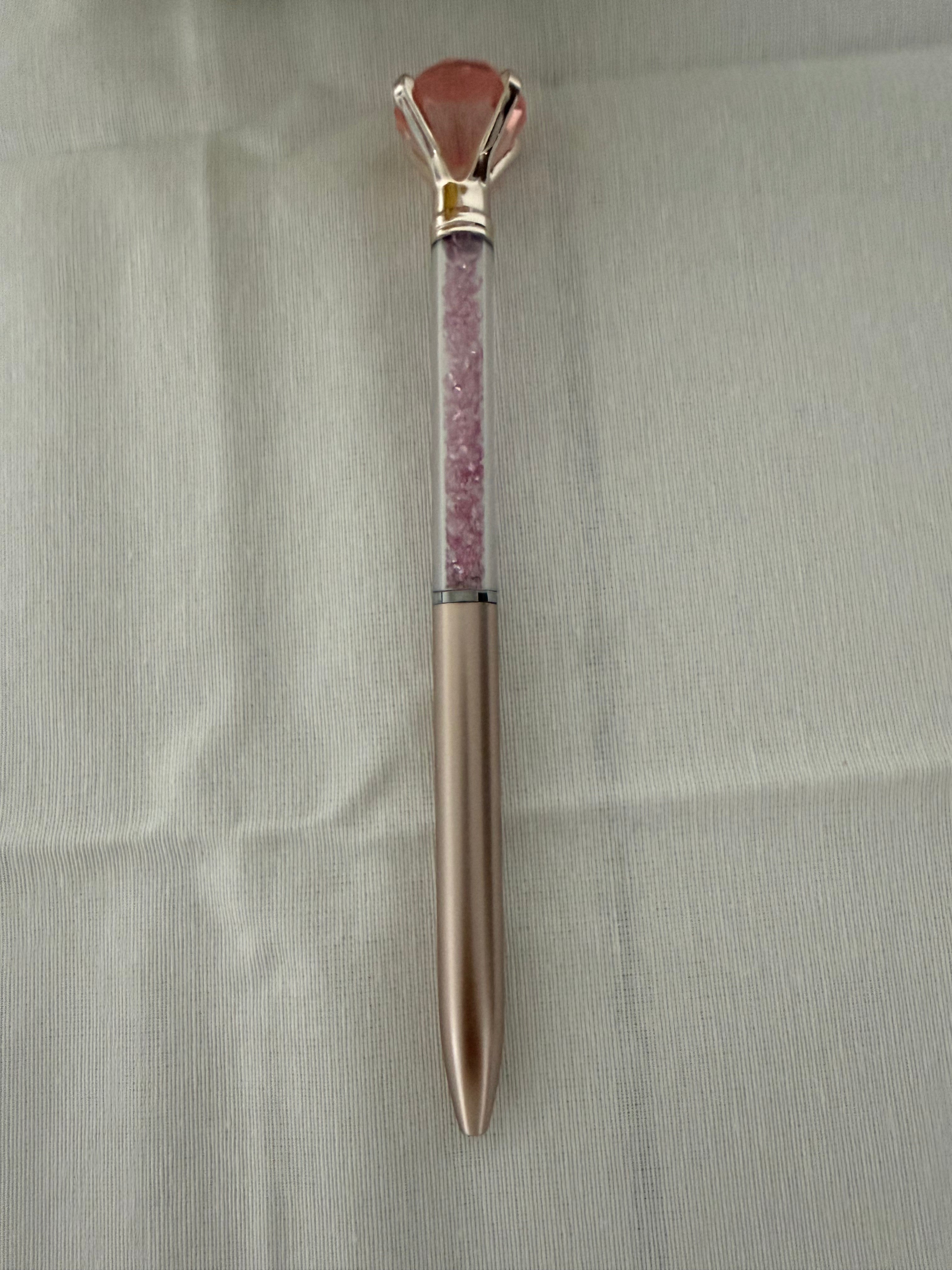 Big Diamond Crystal Top Ballpoint Pens – Set of 4 Luxury Bling Writing Pens