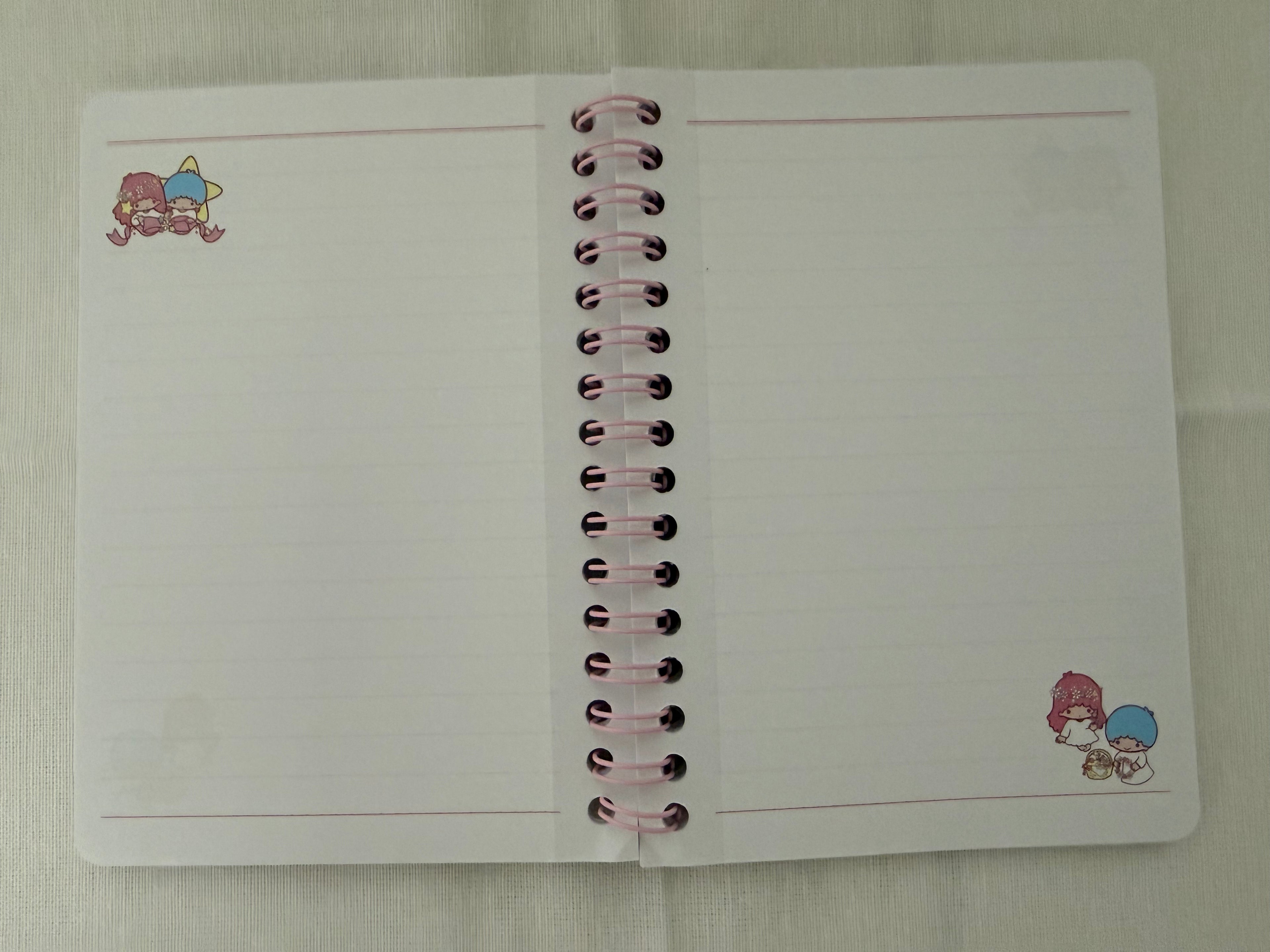 Kawaii Sanrio Character Pastel Spiral Journals – Cute Anime Aesthetic Notebook
