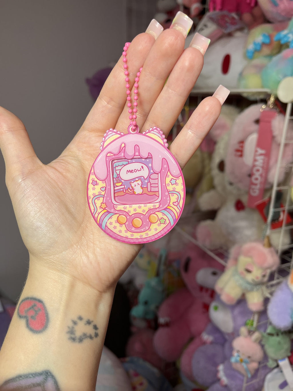 Meowmagotchi Kawaii 3D Acrylic Keychain - [FLASH SALE!]