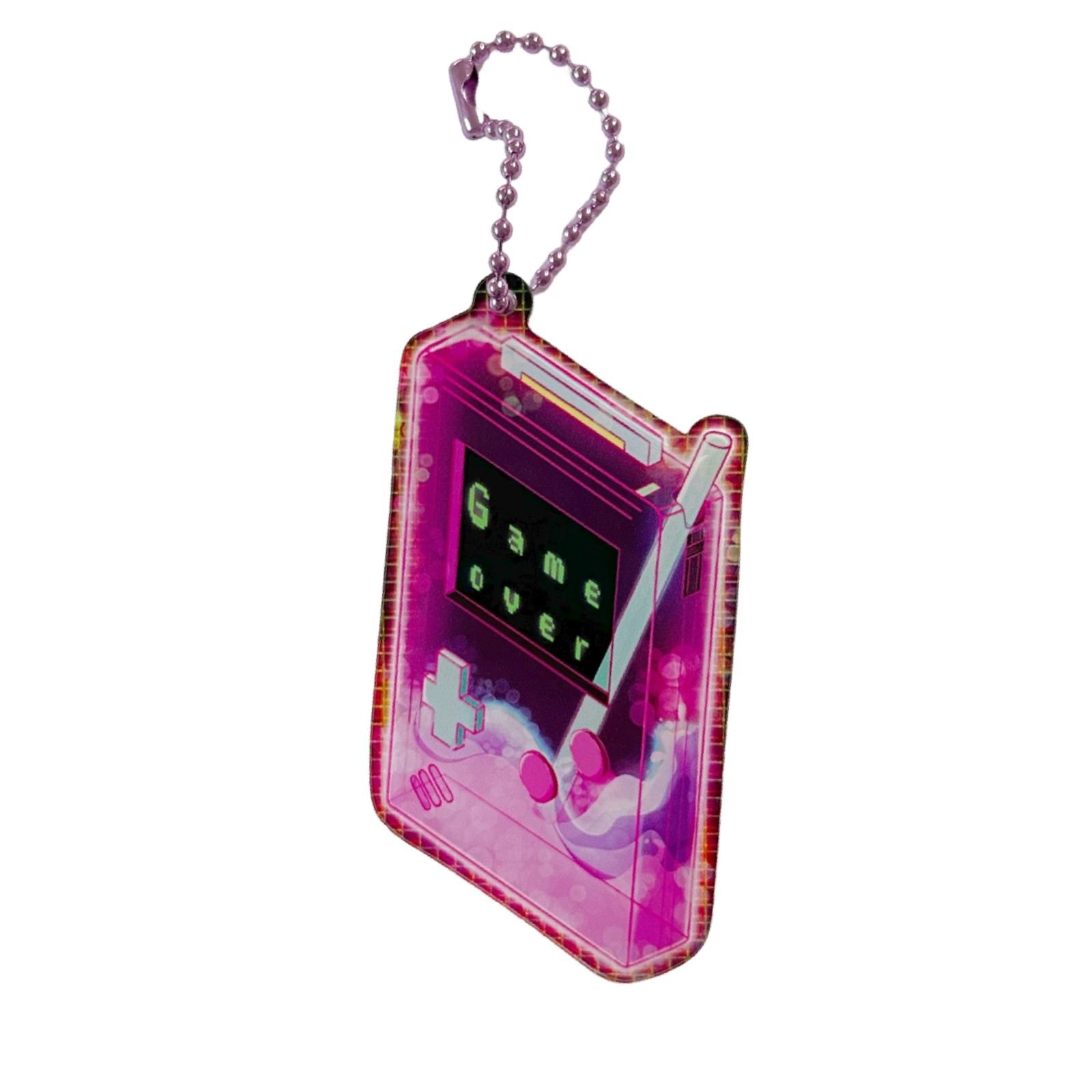 Game Over Z Vaporwave Acrylic Keychain - [LIQUIDATION SALE]