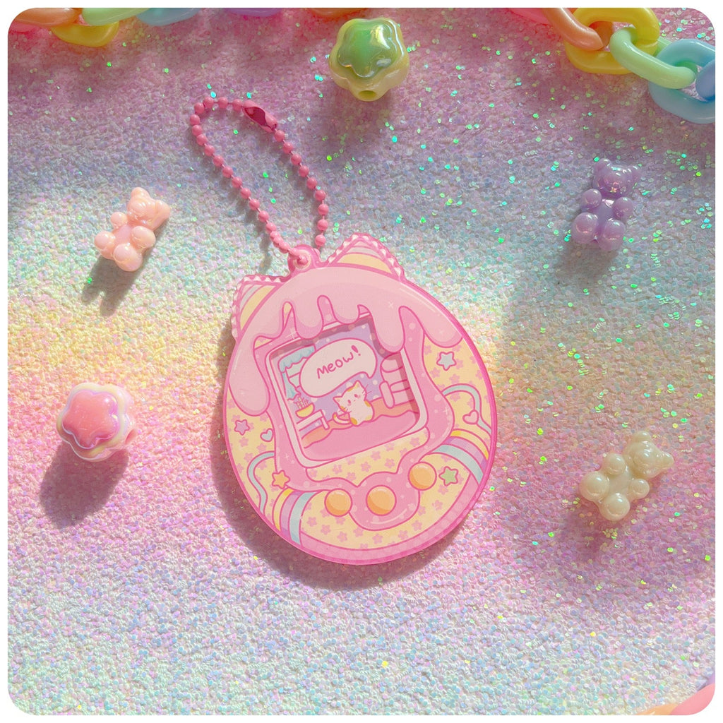 Meowmagotchi Kawaii 3D Acrylic Keychain - [FLASH SALE!]