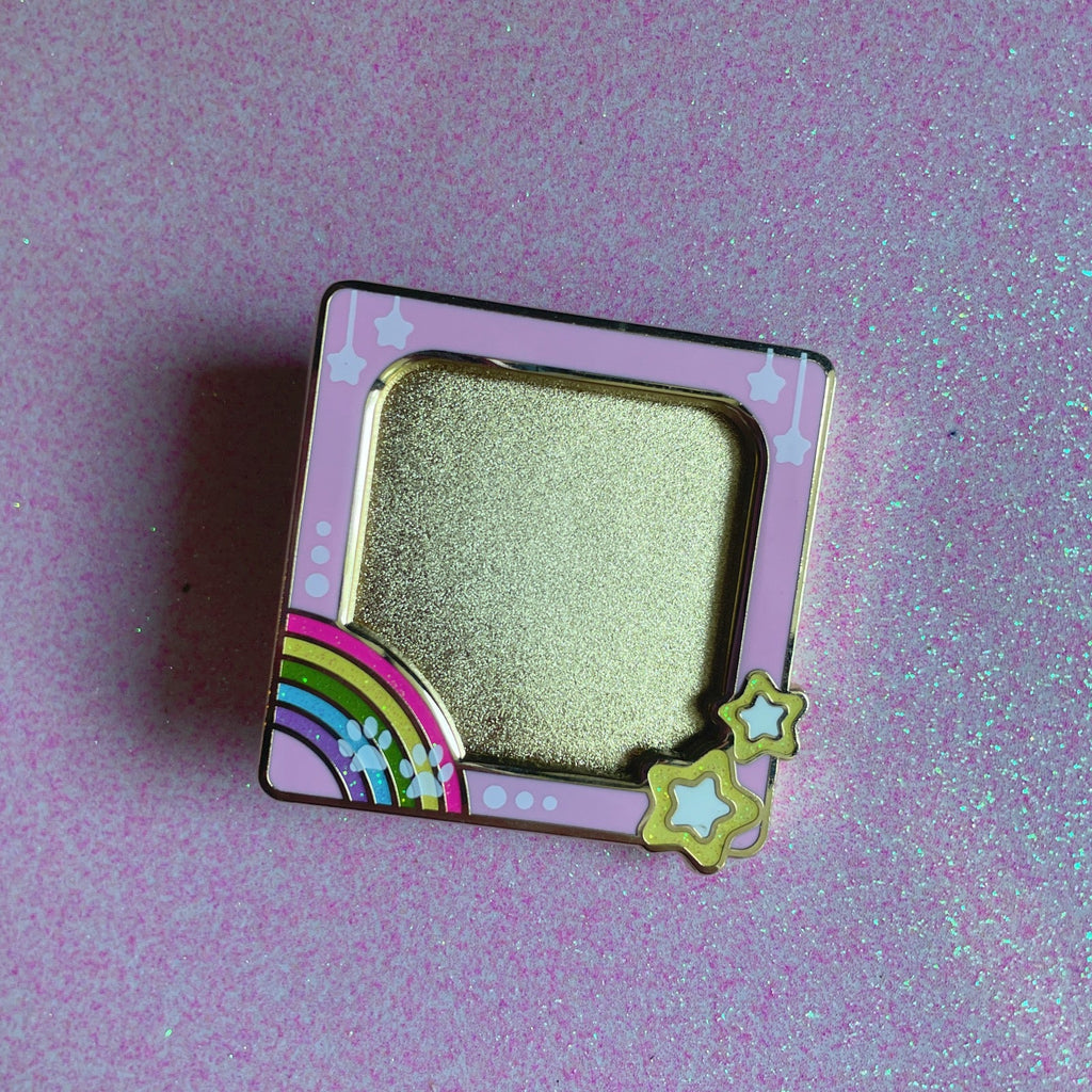 Mini Enamel Photo Frame Pin or Magnet [LIQUIDATION SALE]